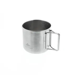 0.4 L Stainless Steel Cup 500 for hiking and camping.