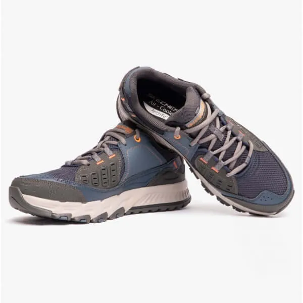 ARCH FIT ESCAPE PLAN Mens Hiking Trainers Navy/Orange