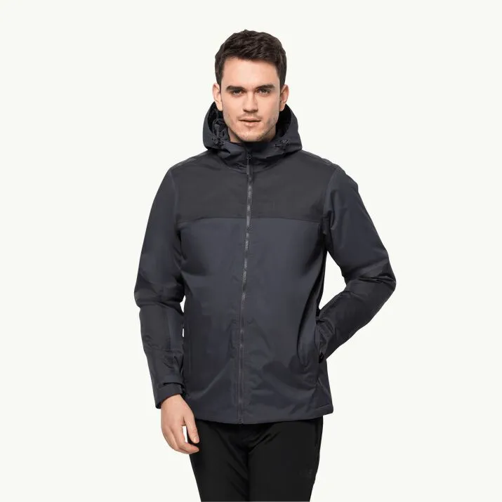 Jack Wolfskin Jasper Insulated Jacket Mens Ebony.