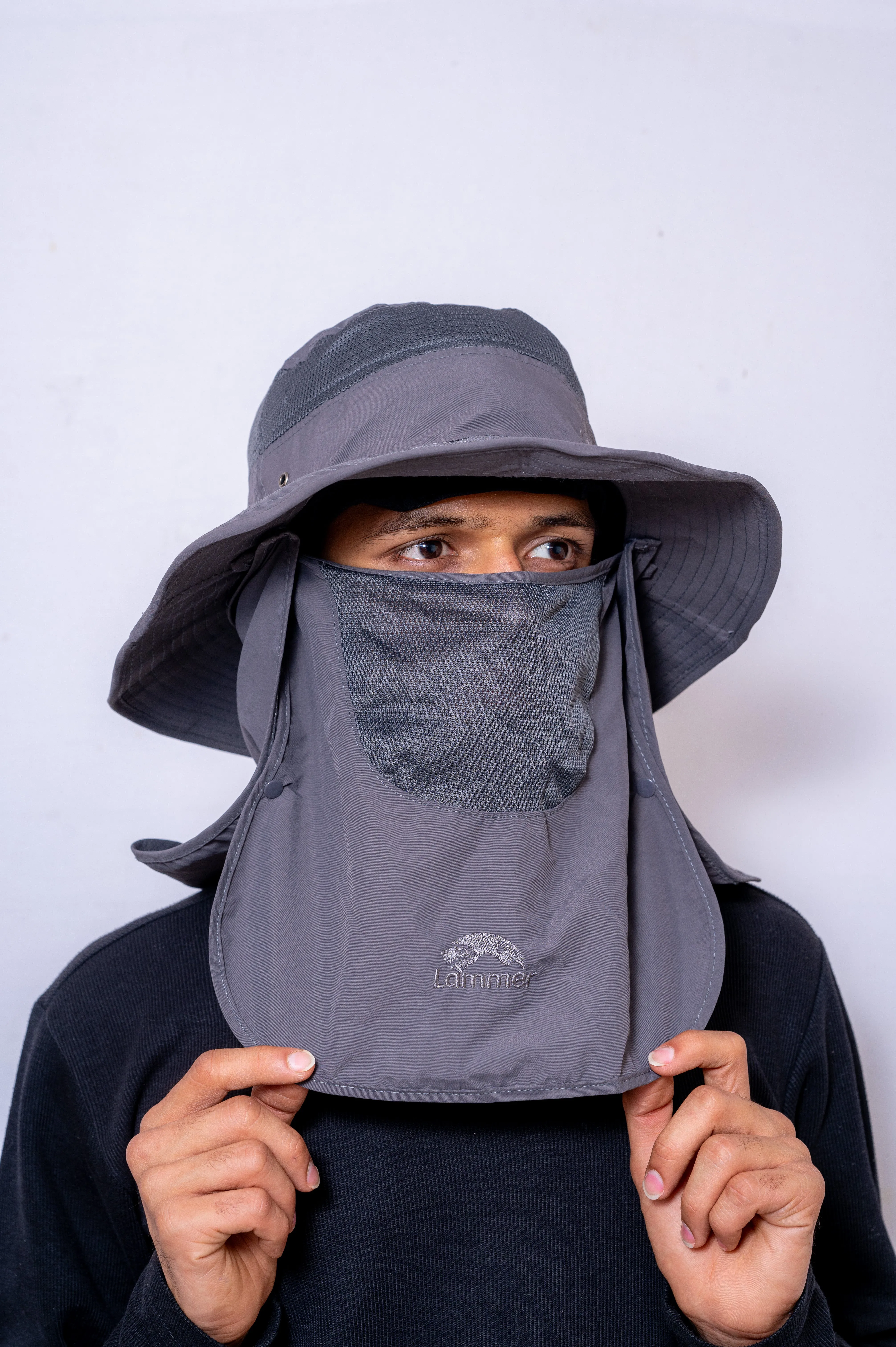 JAG Peakfinder Travel & Trekking Hat | UV Protected | Convertible Neck & Face Cover | Convertible Hat