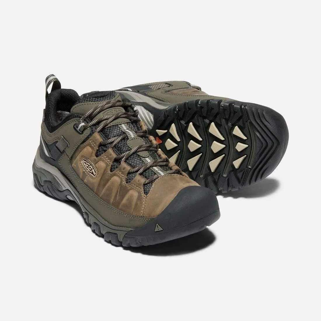 Keen Men's Targhee III Waterproof Hiking Shoes- Bungee Cord/ Black