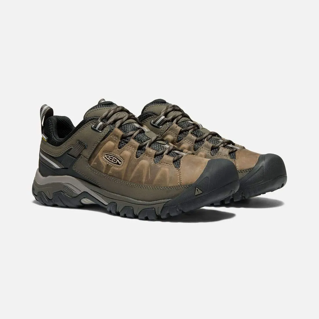 Keen Men's Targhee III Waterproof Hiking Shoes- Bungee Cord/ Black