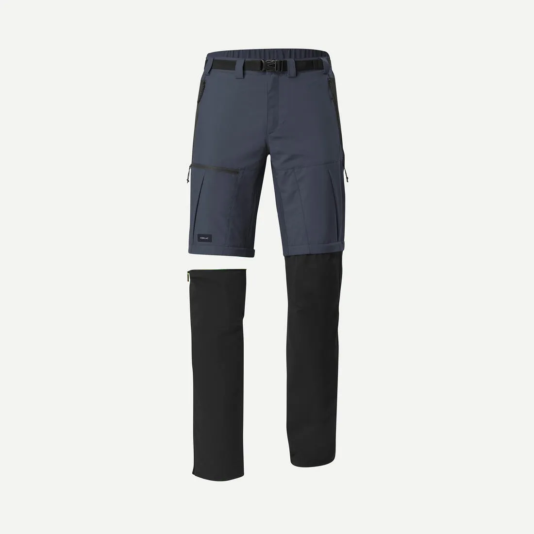Men's 2-in-1 adjustable and durable hiking trousers – MT500