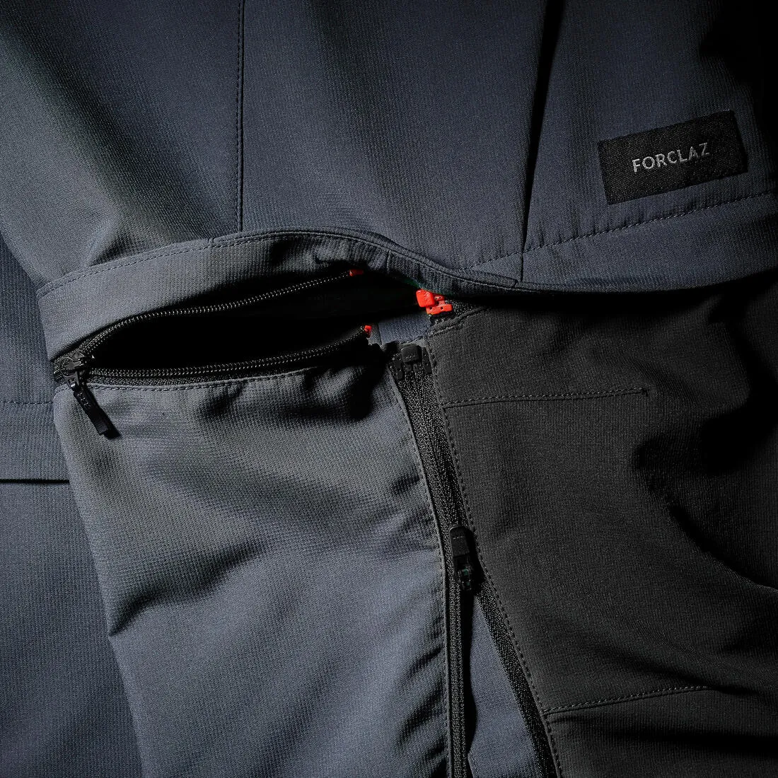 Men's 2-in-1 adjustable and durable hiking trousers – MT500