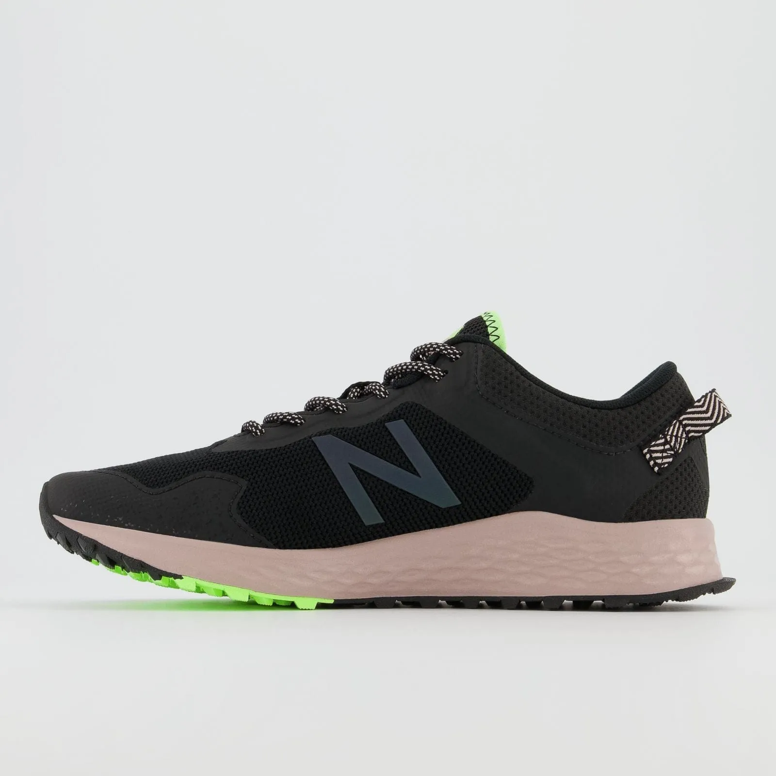 New Balance Womens Arishi Trail Gore-Tex® Running Shoes- Black/Lime Glo