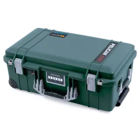 Pelican 1535 Air Case, Trekking Green with Silver Handles & Latches