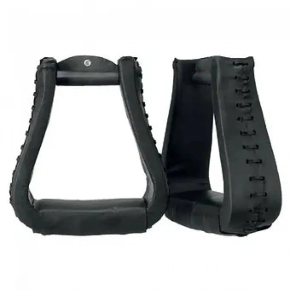 Royal King Oversized Leather Western Stirrups