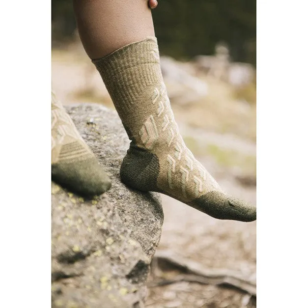 Trekking socks - Trekking Cool Crew women green/beige
