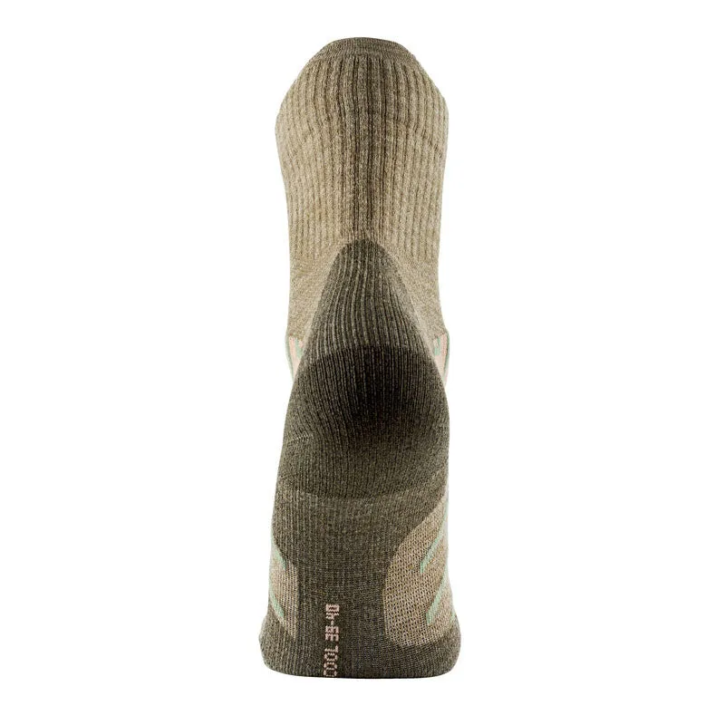 Trekking socks - Trekking Cool Crew women green/beige