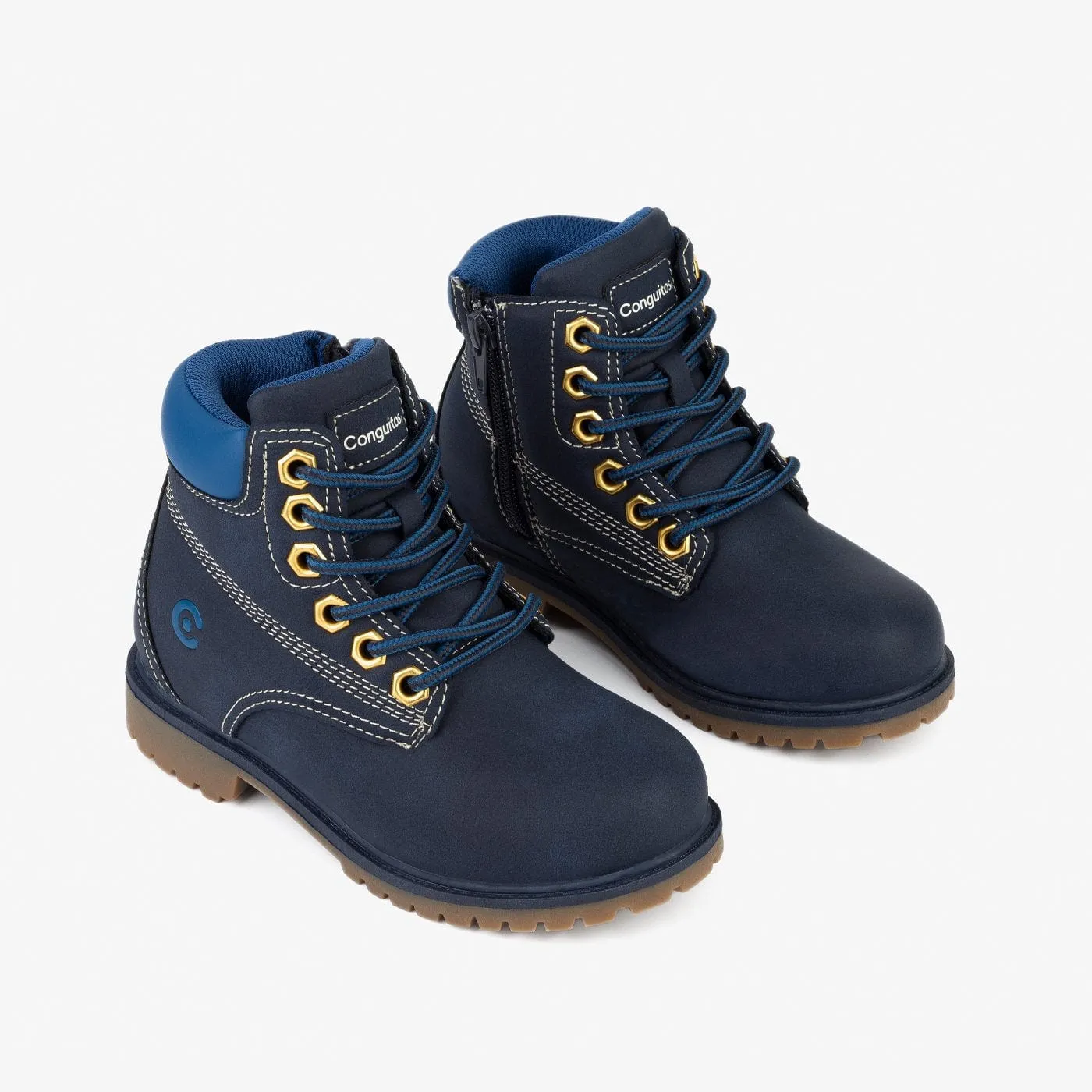 Unisex Navy Mountain Boots