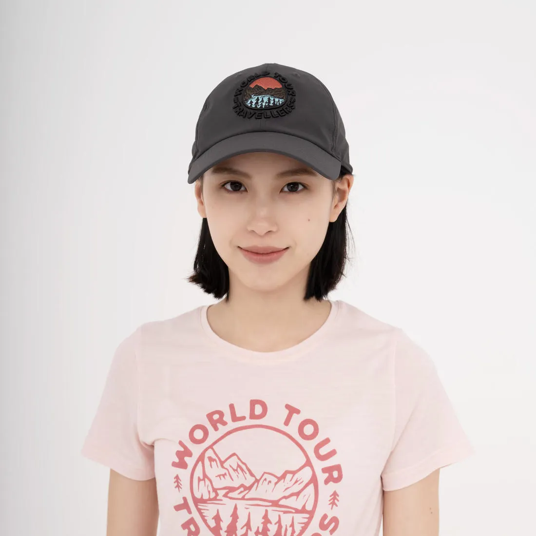Ventilated Cap - Travel 500 Carbon Grey