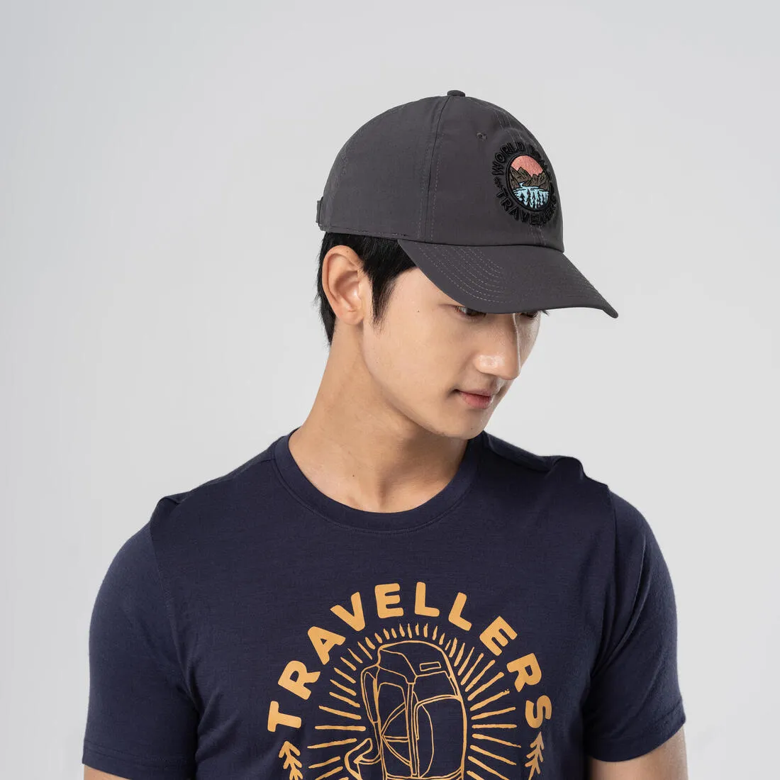 Ventilated Cap - Travel 500 Carbon Grey