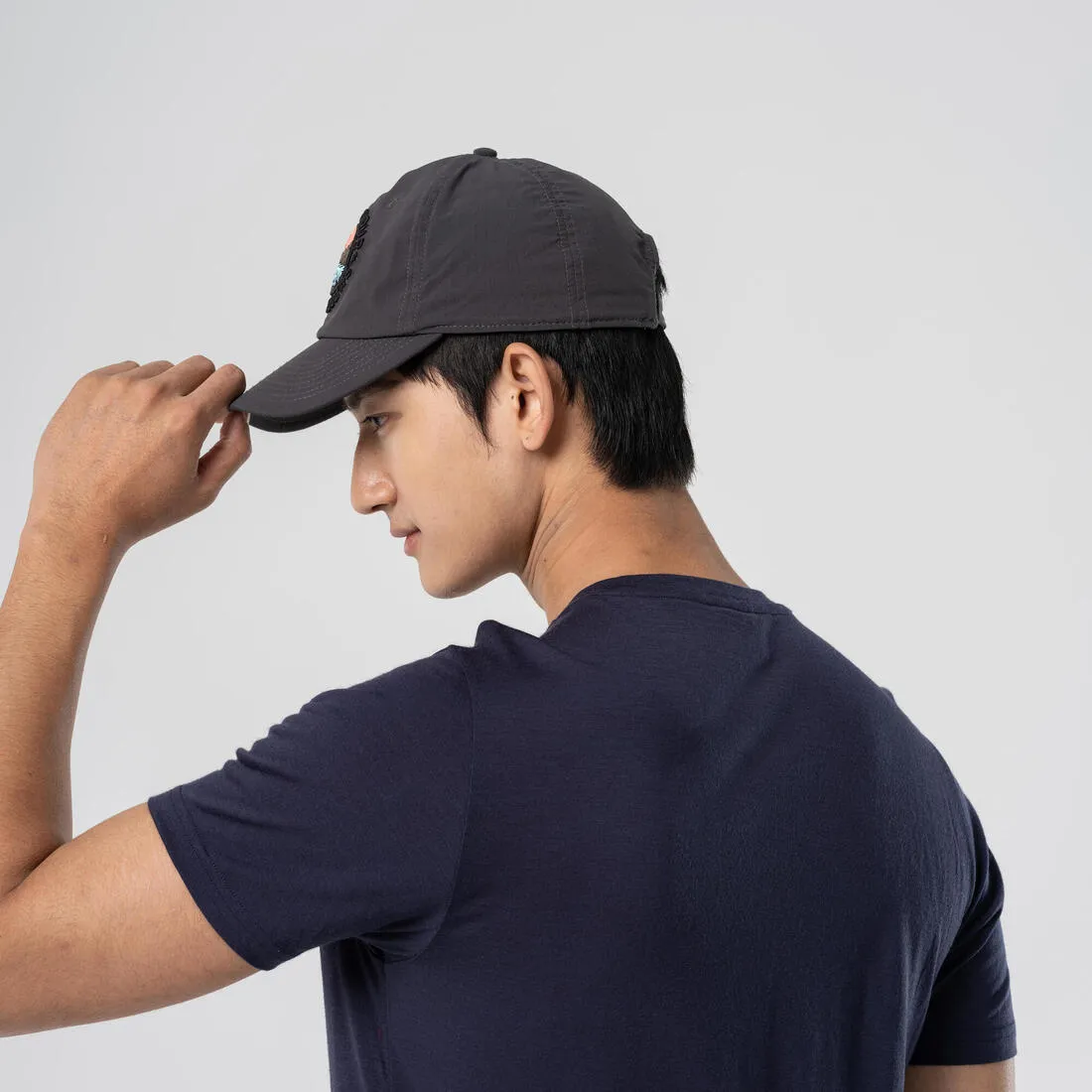 Ventilated Cap - Travel 500 Carbon Grey