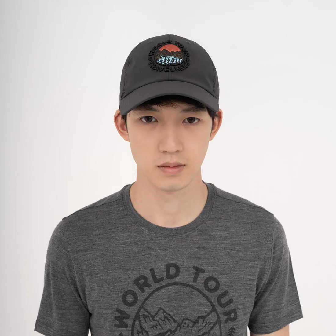 Ventilated Cap - Travel 500 Carbon Grey