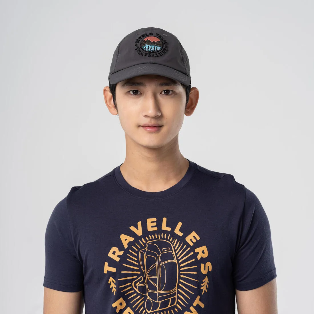 Ventilated Cap - Travel 500 Carbon Grey