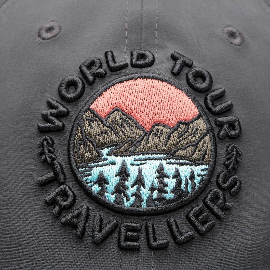 Ventilated Cap - Travel 500 Carbon Grey