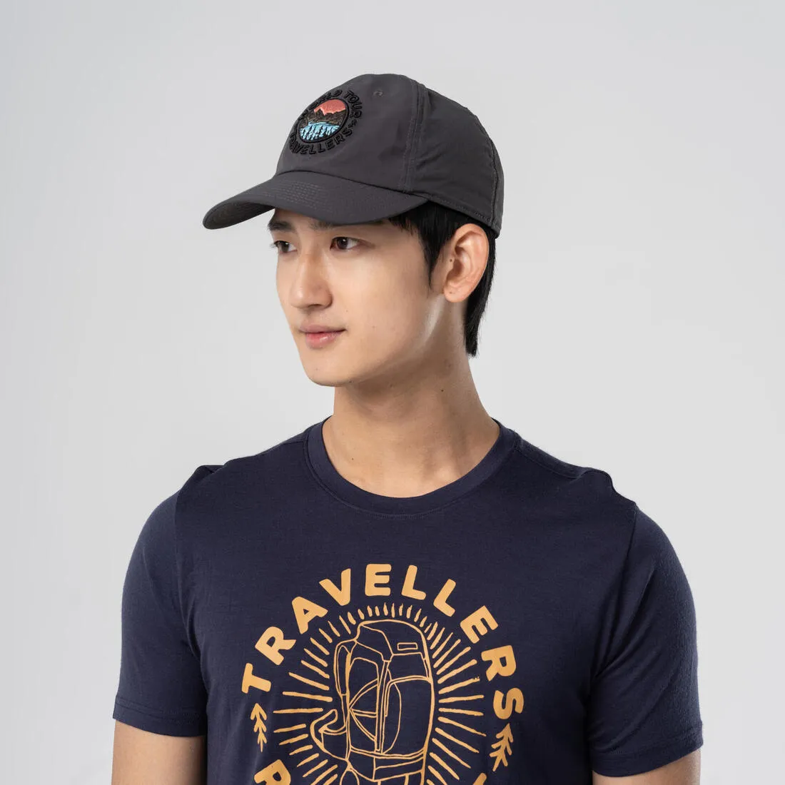 Ventilated Cap - Travel 500 Carbon Grey